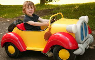 Noddy pedal car